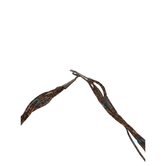 Vintage Native American indian fetish necklace 7 strand heishi - Picture 4 of 4